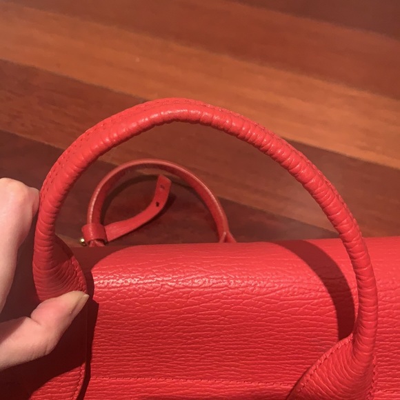 3.1 Phillip Lim Pashli Satchel Medium 🍒 Red - Picture 11 of 16